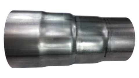 Edelstahl 61mm auf 46mm Adapter Auspuffanlage Auspuff Rohr Reduzierstück 
